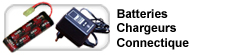 Batteries, chargeur, connectique