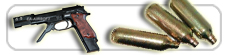 Magazine for handgun and SMG (Co2 operation) / Magazine pour arme  propulsion par cartouche de co2