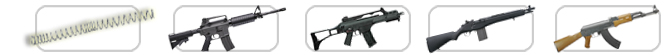 Spring operation - Fonctionnment  ressort - Type M16/M4/G36/AK/P90/MP5/etc sries