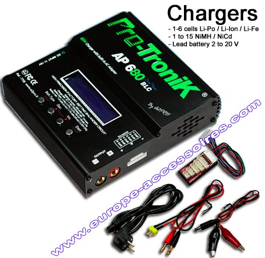 PRO-TRONIK - Charge les batterie NiMh, NiCd, LiPo, LiOn, LiFe