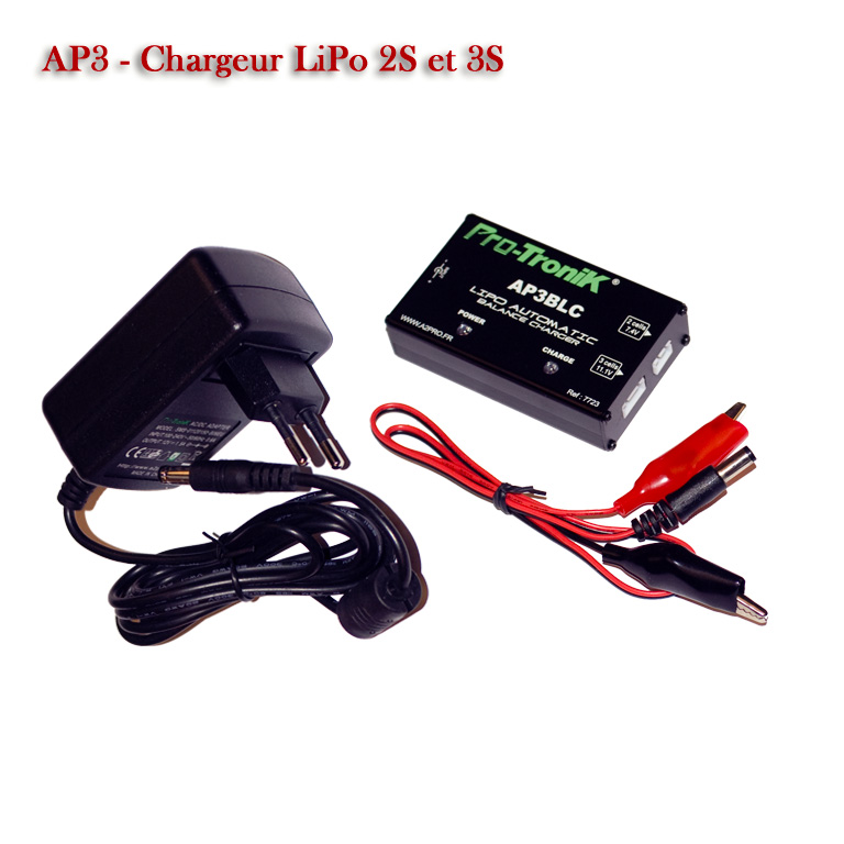 PRO-TRONIK - Chargeur special LiPo 2S et 3S