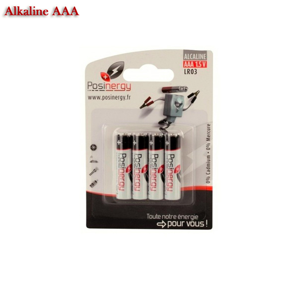 Piles Alkaline Xtra capacit� LR03 (AAA) - 1,5V 2400mah - blister de 4