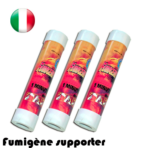 Fumigène supporter Italie