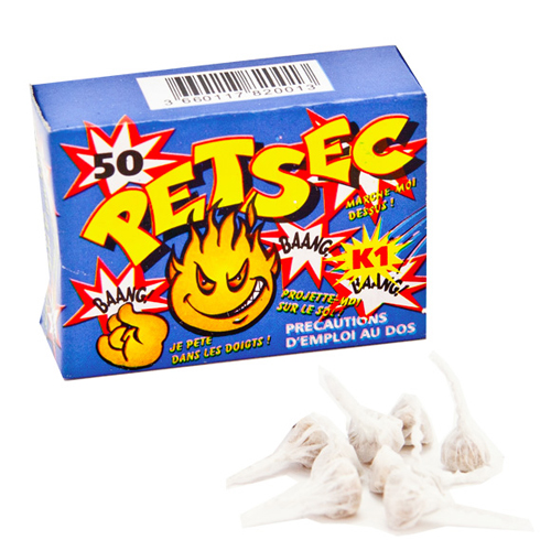 Pétard PETSEC - Sachet de 50pcs - K1