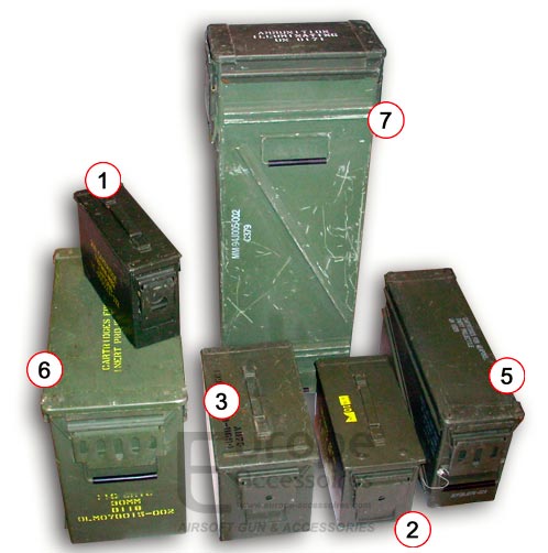 US ammo box n�7  - Caisse � munitions n�7 Original US ARMY (Occasion).