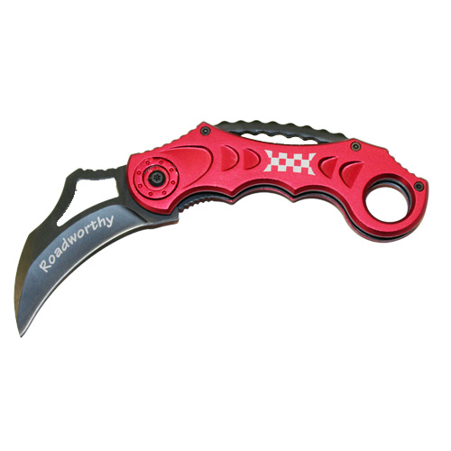 Couteau roadworthy - Rouge noir - Lame 7.8cm