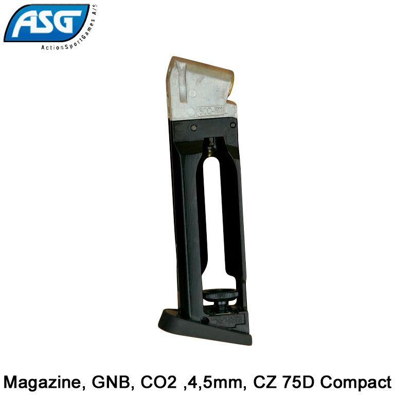 ASG - magazin, GNB, CO2 ,4,5mm, CZ 75D Compact