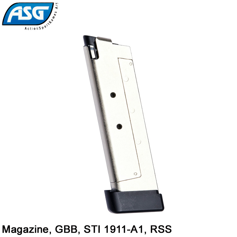 ASG - magazin, GBB, STI 1911-A1, RSS