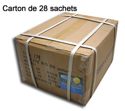 Biocels - 1 Box de 28 sachets de Biocels 0.23g BIO D�gradable blanche