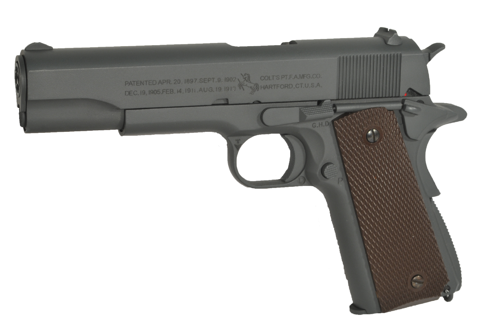 COLT - 1911 Anniversary parkerized - Full métal GBB - Noir - CO2 - 6 mm