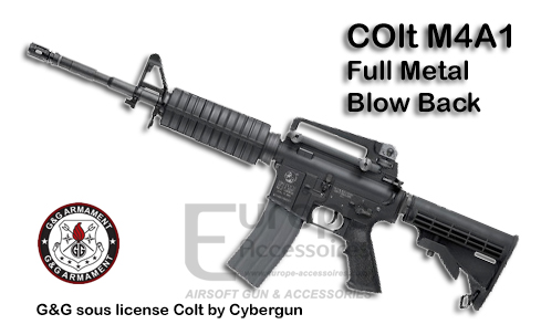 Colt M4A1- Full metal - Blow Back - 6mm