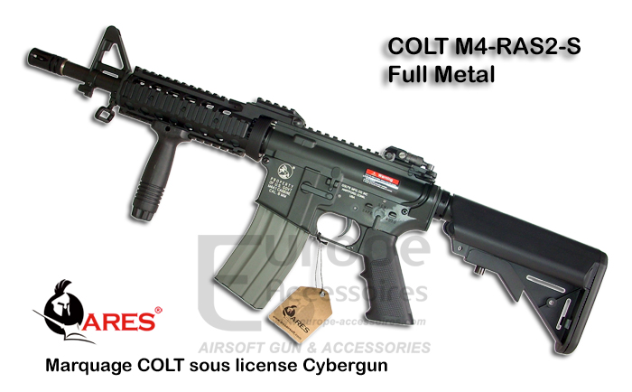 Colt M4A1 RIS 2 Crosse Cranne - Full metal - 6mm