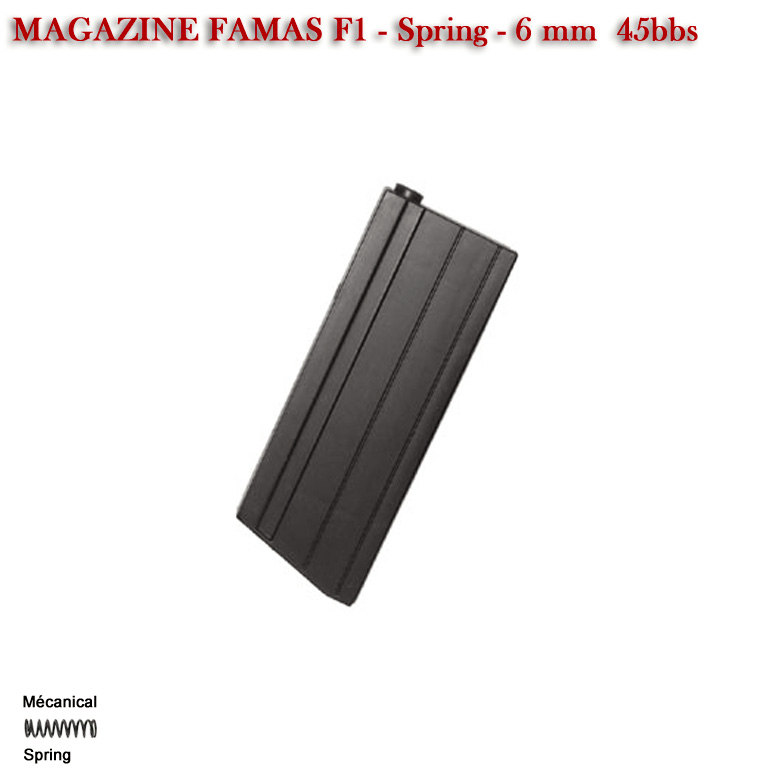 CYBERGUN - Magazin Famas spring - 6 mm