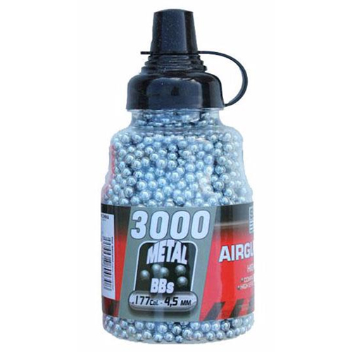 Billes acier 4.5mm/.177cal en bouteille de 3000 bbs