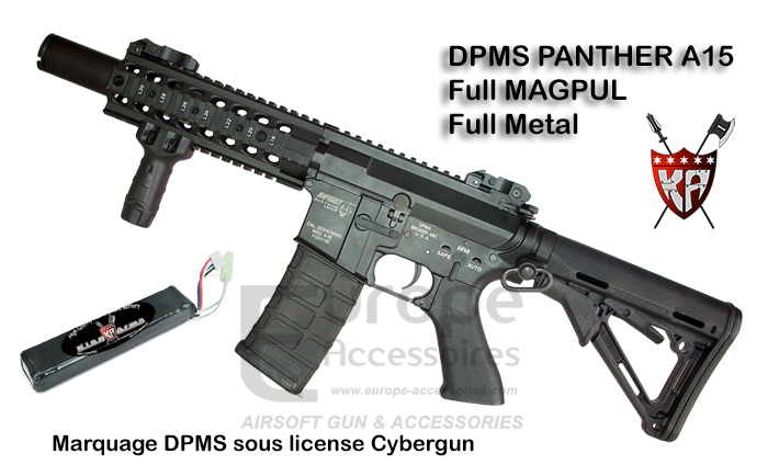 King Arms - MAGPUL PTS DPMS PANTHER A15 Mag - Full metal - 6mm