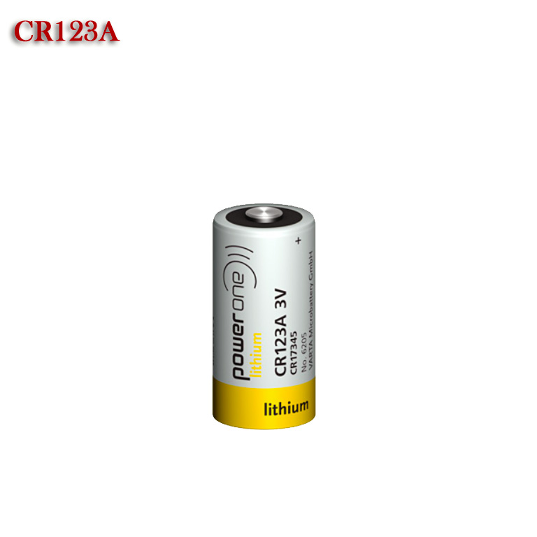 Piles lithium CR123A - 3V 1550mah
