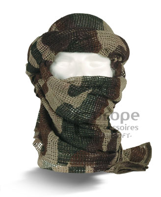Echarpe filet camouflage