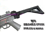 EA-Airsoft - Crosse type PDW avec batterie 9.6v 1500 pour MP5