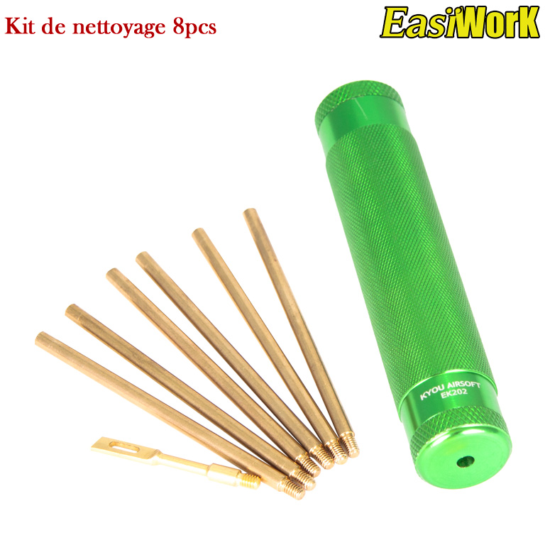 Kyou - EasïworK 202 - Kit de nettoyage ajustable 8pcs
