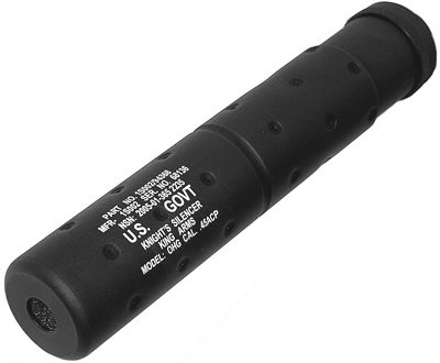 King Arms - Silencieux SOCOM 14mm (-) 35mm X 195mm