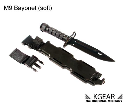 Kgear - US M9 Bayonet rubber blade  - US M9 bayonet en plastique souple