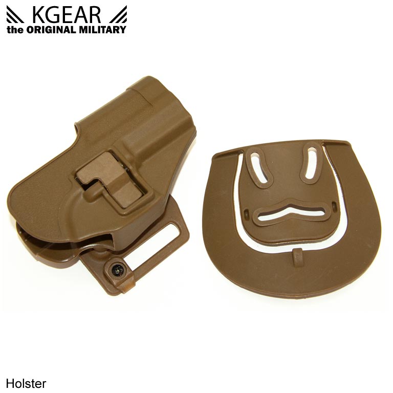 Kgear - Holster à rétention de ceinturon pour type USP - TAN - Droitier