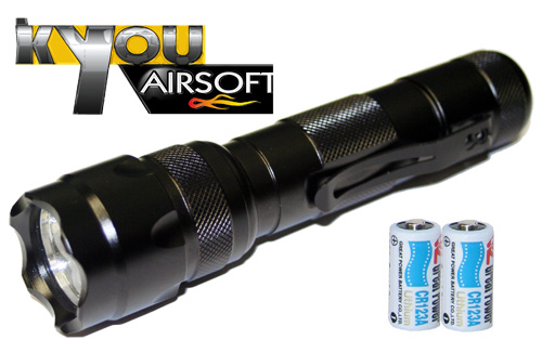 Kyou - Lampe tactical luxon 502B - 5W (90 lumens) (CR123A X2)