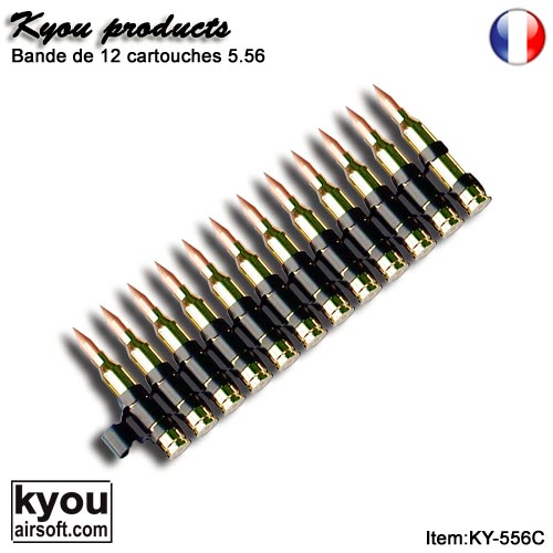 Kyou - Bande de 12 cartouches 5.56