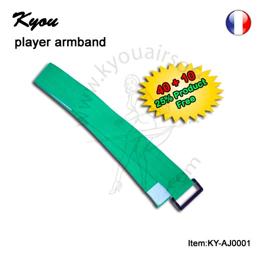 Offre 40 + 10 - Kyou - Player armband green - Brassard Vert