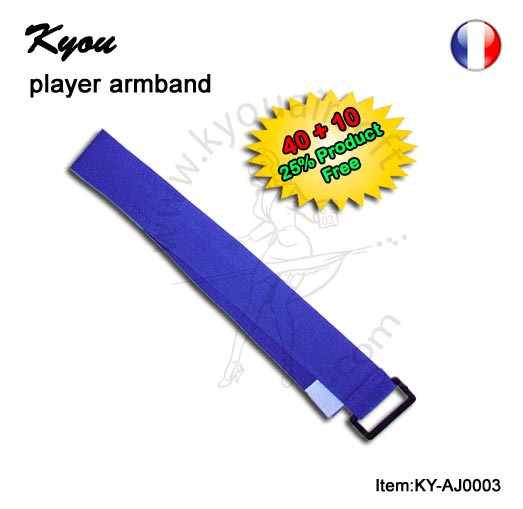 Offre 40 + 10 - Kyou - Player armband blue - Brassard Bleu