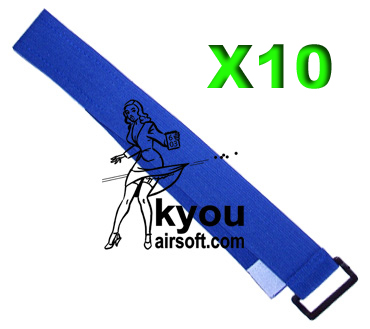 Kyou - Lot de 10 Bandeau de signalement - Bleu