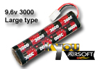 Kyou - Pack batterie 9.6v 3300mah (EP) - Type large