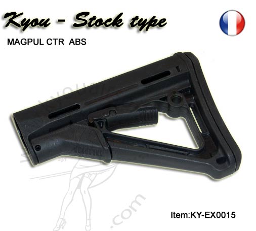 Kyou - Crosse TS1 (Tactical Stock one) - Couleur Noir (BK)