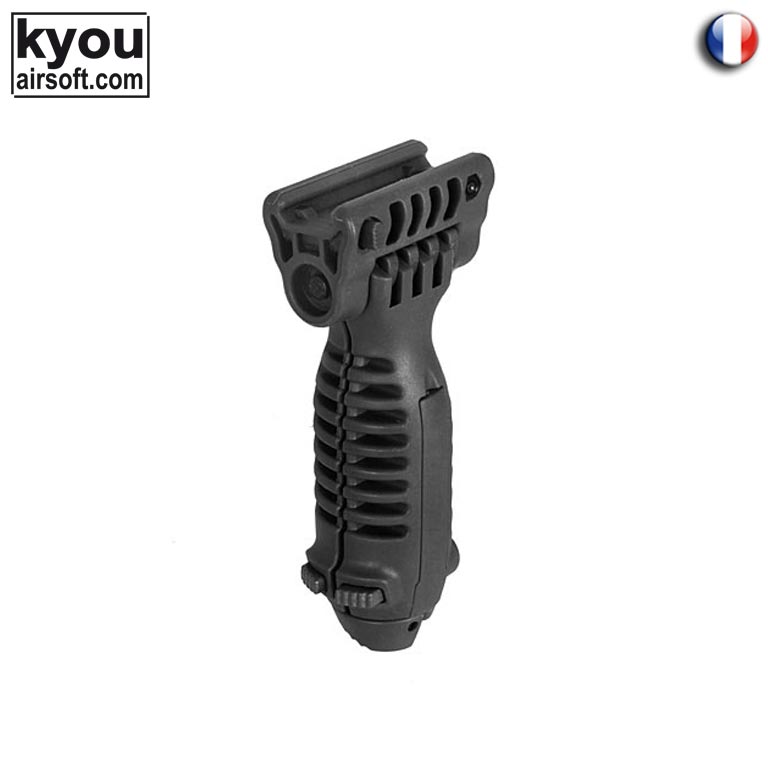 Kyou - Grip V2 tactical avec bipied - Noir