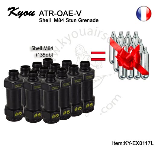 Kyou - Offre 12 Enveloppe M84 + 12 cartbrige Co2 Free.