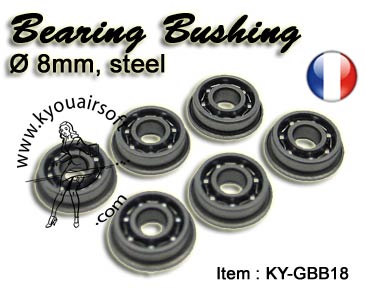 Kyou -  Bague engrenage a roulement 8mm pour AEG