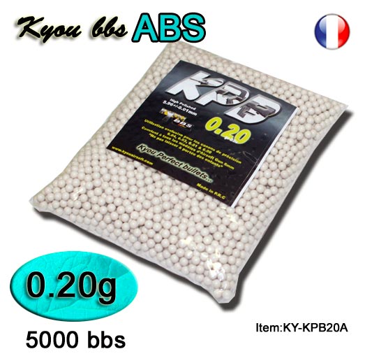 Kyou - KPB plastic 0.20g 1K (5000 bbs blanche)