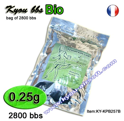 Kyou - KPB BIO 0.25g 700gr blanche sac de 2800bbs