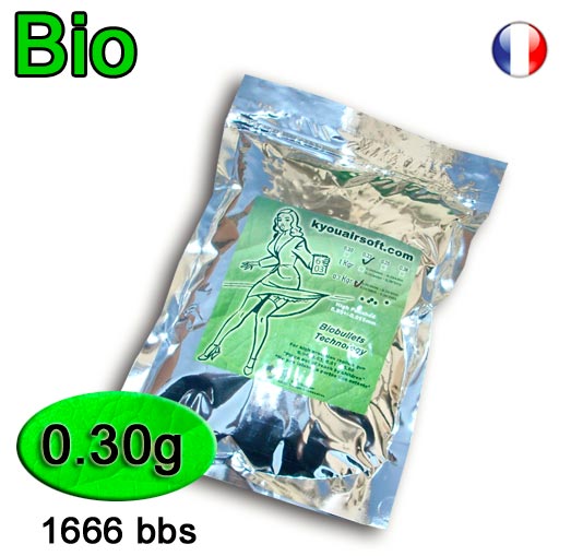 Kyou - KPB BIO 0.30g white bag of 1666 bbs