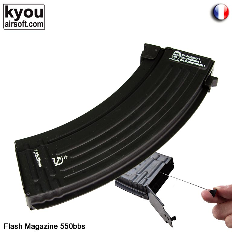 Kyou - Flash magazin for AK séries 520 Rounds - AEG - 6mm