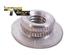 Kyou - Ecrous prisonniers � coller en aluminium. M 6