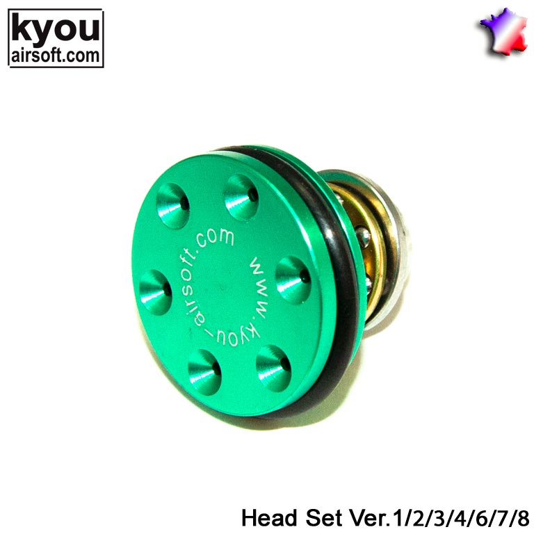 Kyou - Piston Head with Bearing for All - Tête de piston aluminium anti-vide avec roulement pour AEG 