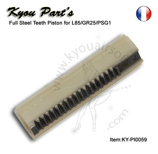 Kyou - Full Steel Teeth Piston for L85/GR25/PSG1/SR25