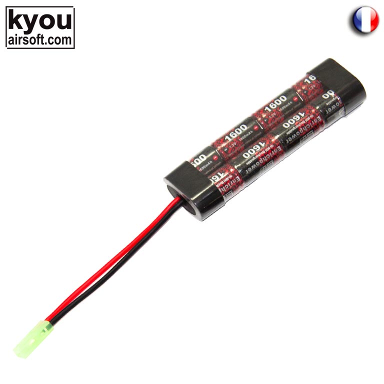 Kyou - Pack batterie 9.6v 1500mah (EP) - Type Mini Connecteur Mini -