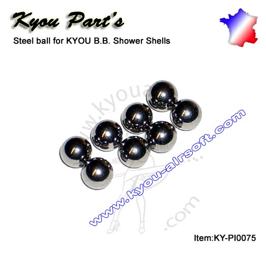 Kyou - Kit de 8 billes 3mm pour cartouche 40mm Kyou