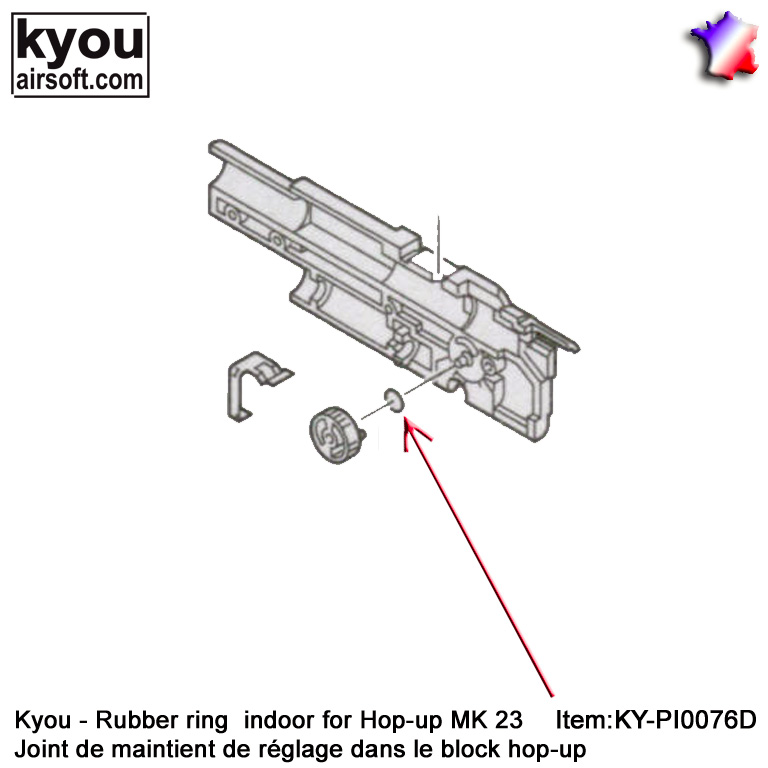 Kyou - Rubber ring indoor for Hop-up MK 23