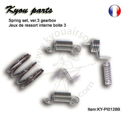 Kyou - Spring set, ver.3 gearbox - jeux de ressort interne boite 3