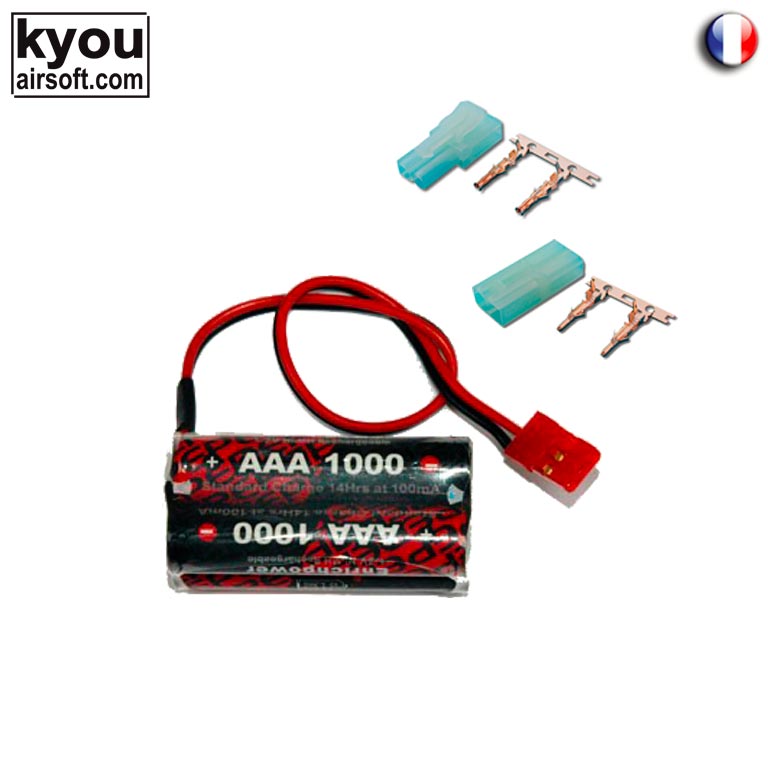 Kyou - Pack batterie 4.8v 1000mah Pour magazin (carré)