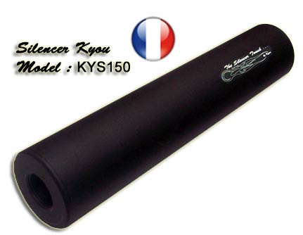 Kyou - Silencieux lisse 14mm (- & +) 30mm X 150mm