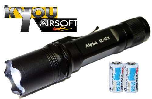 Kyou - Lampe tactical luxon C1 - 5W (90 lumens) (CR123A X2)